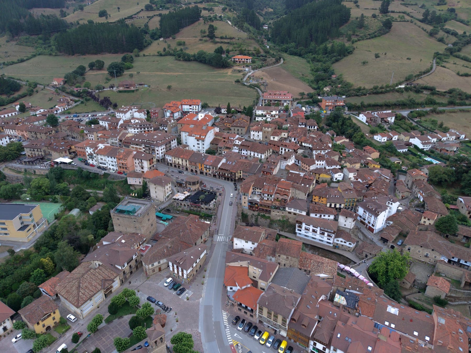 Dorp Potes in Spanje