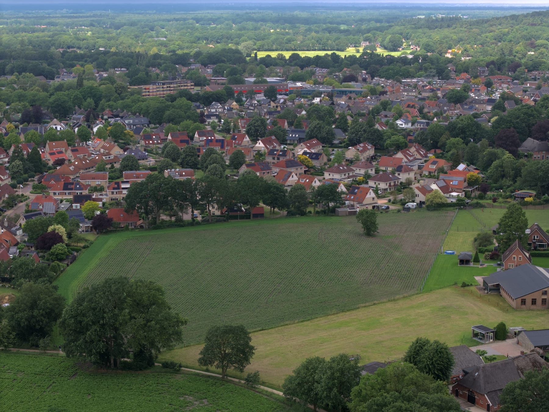 Zandvoortspad vanaf de lucht
